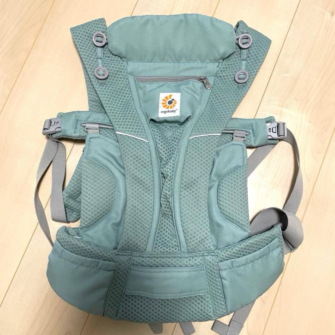 【エルゴベビー】オムニブリーズ 抱っこ紐 限定色 セージグリーン 使用少なめ