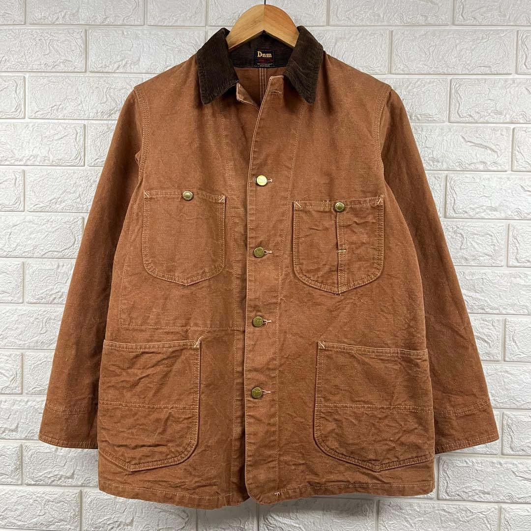 旧ドゥニーム　ダック地カバーオール　38 カーハート　オリゾンティ