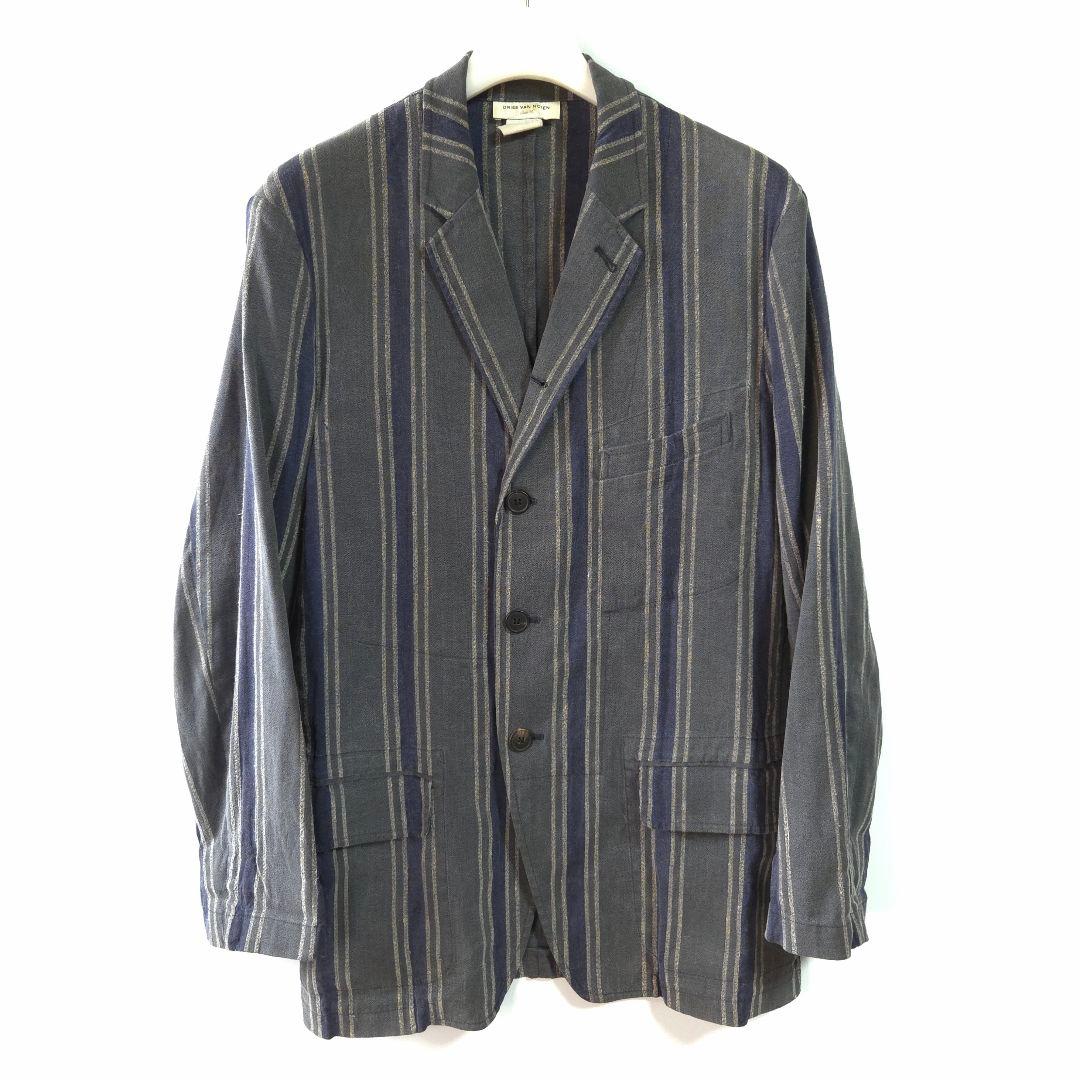 02ss ライカ期 DRIES VAN NOTEN ストライプジャケット