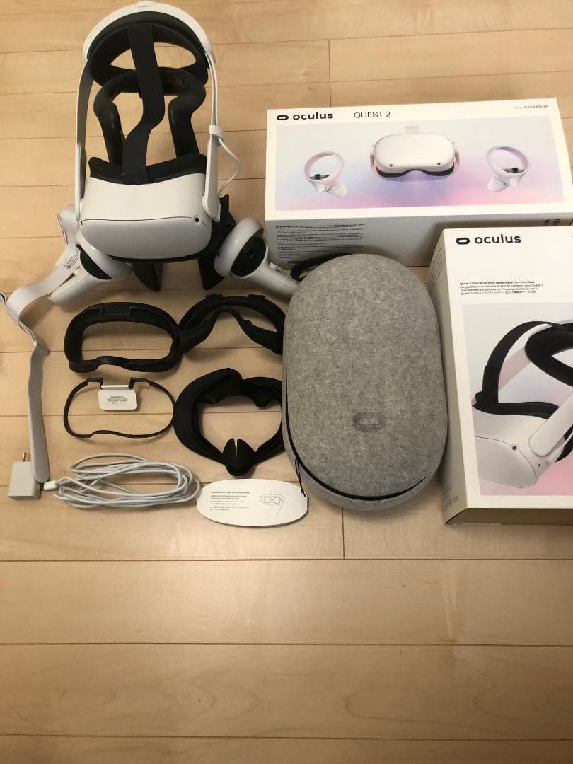 （）Quest 2 128GB Elite ストラップ付
