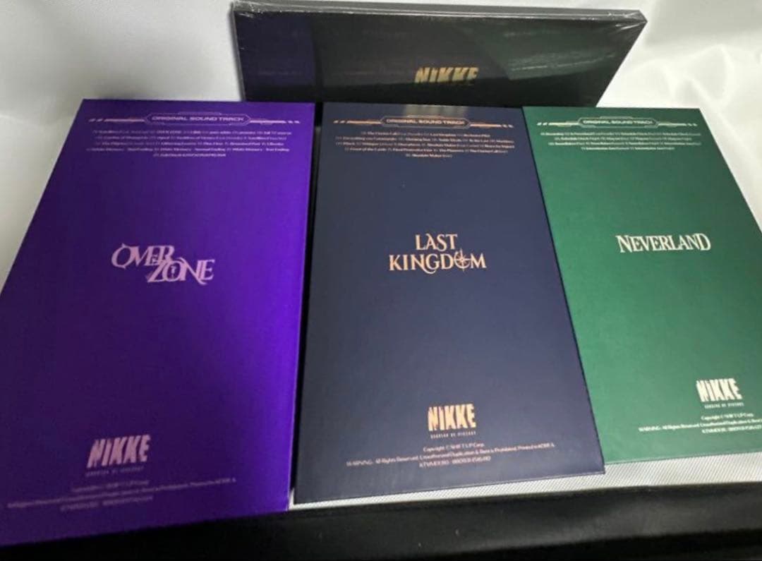 勝利の女神NIKKE サウンドトラック3種セット 限定特典付き 新品 サントラ