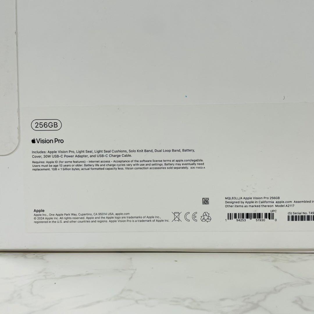 Apple Vision Pro 256GB MQL83LL/A 動作良好