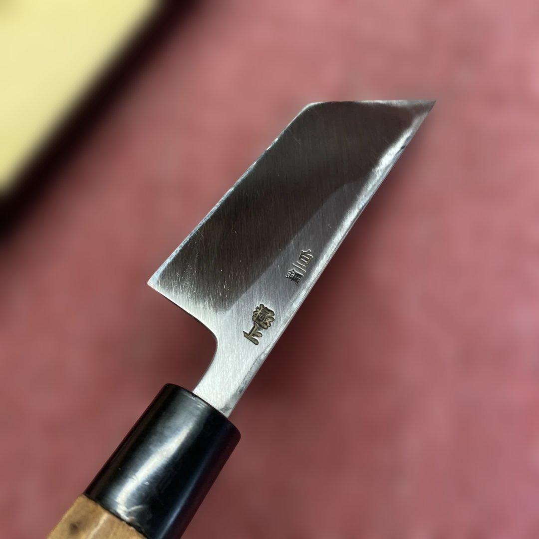 白ニ鋼　うなぎ裂き包丁　120㎜　4寸