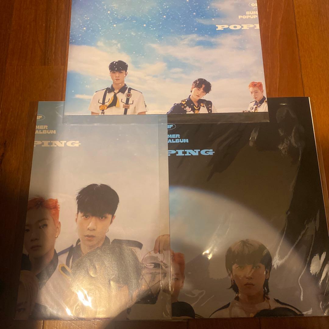 ONF POPPING CD3種+グッズセット