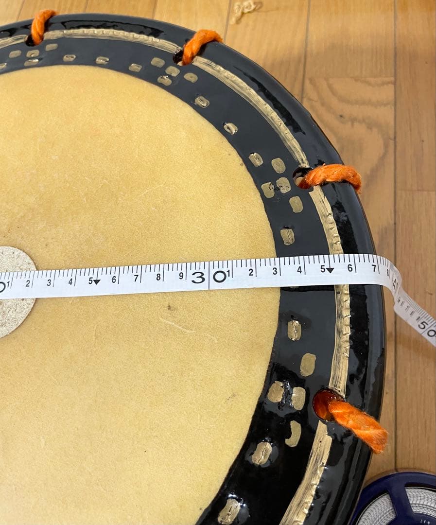 和太鼓 締め太鼓 ソフトケース付き 直径34.5cm 高さ16.5㎝