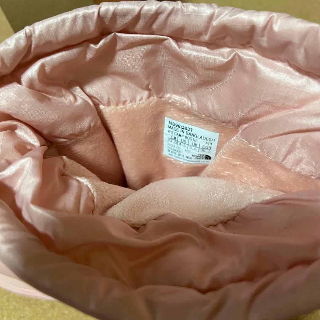 【新品】韓国THE NORTH FACE ペールピンク スノーブーツ　サイズ23