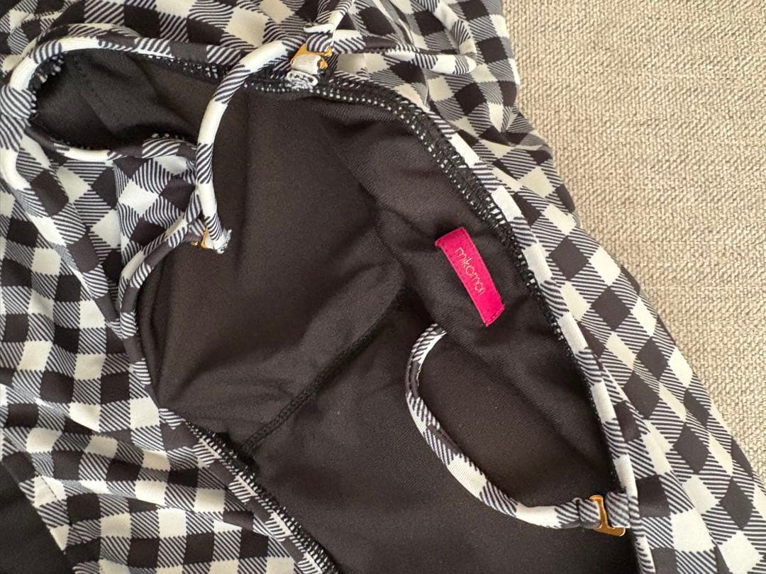 MIKOMORIギンガムチェック ワンピース