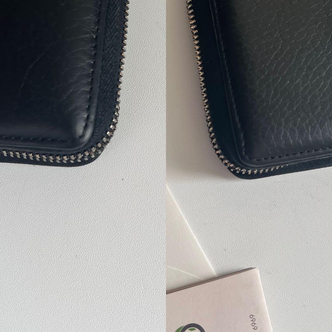 34 美品 GUCCI グッチ SOHO 長財布 ラウンドファスナー