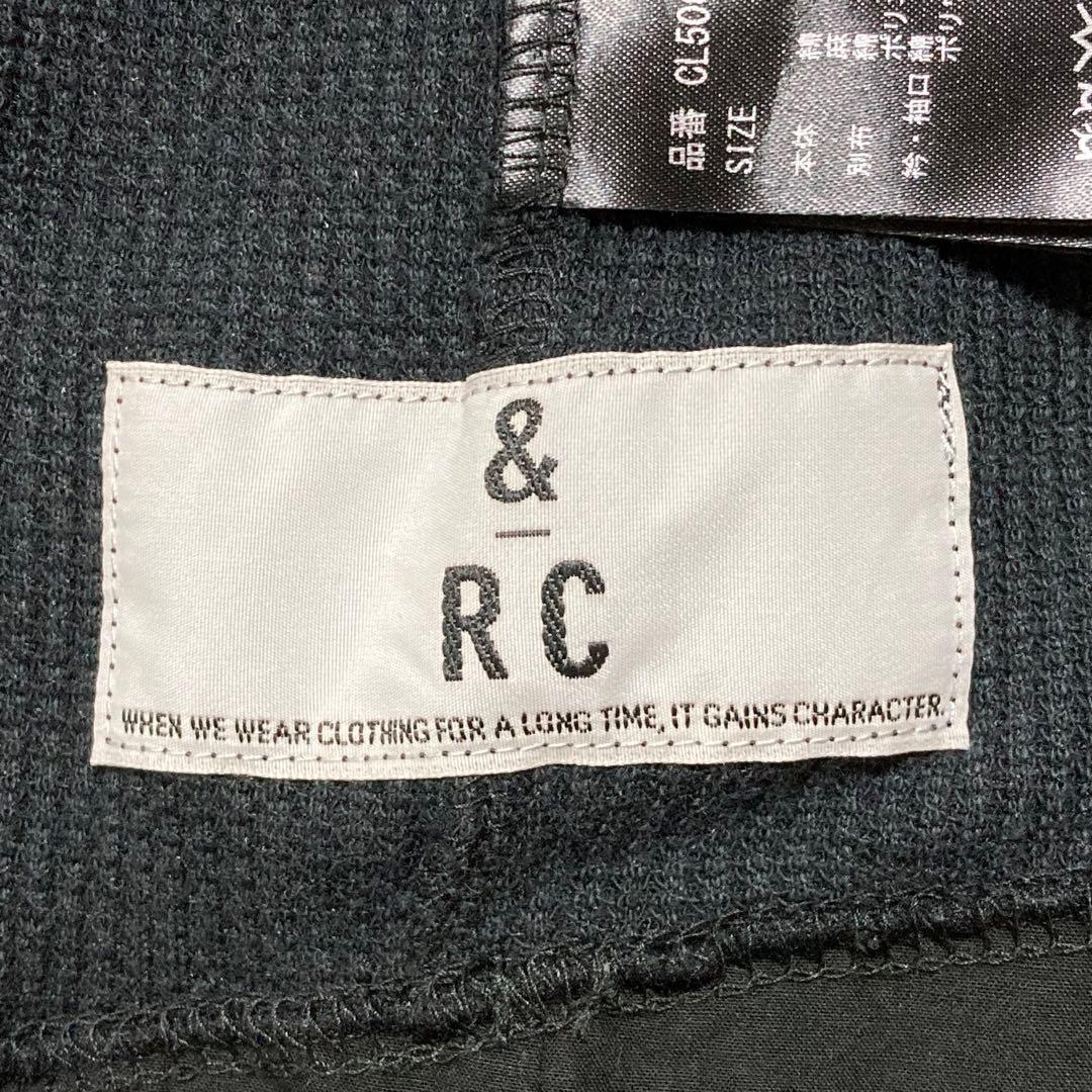 2025AW✨ カレンソロジー ＜&RC＞ワッフルヘンリープルオーバー　黒　F