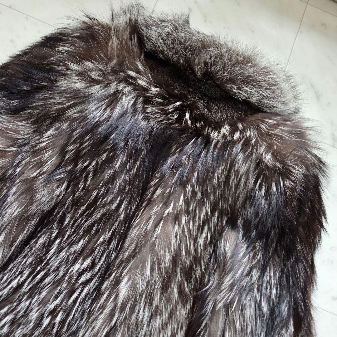 サガフォックス 金サガ　ファーコート シルバーフォックス 13号