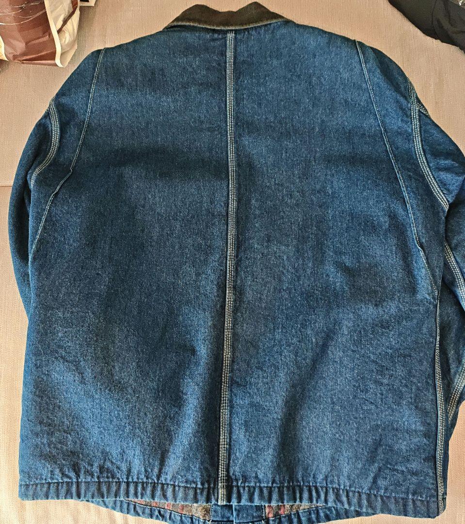 希少 Dickies デニム カバーオール Lサイズ 企業ロゴ入り 一点物！