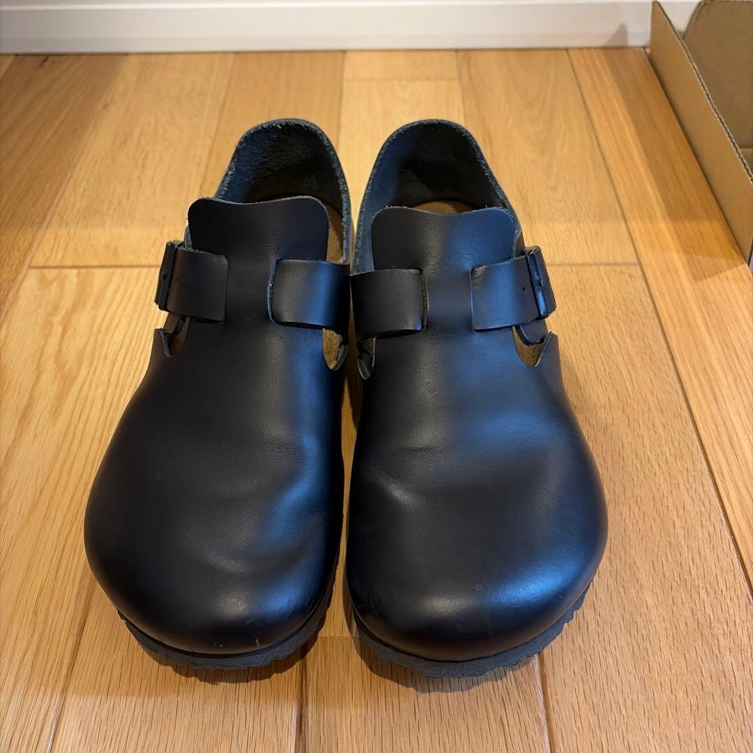 【美品】ビルケンシュトック BIRKENSTOCK ブラック ロンドン 43