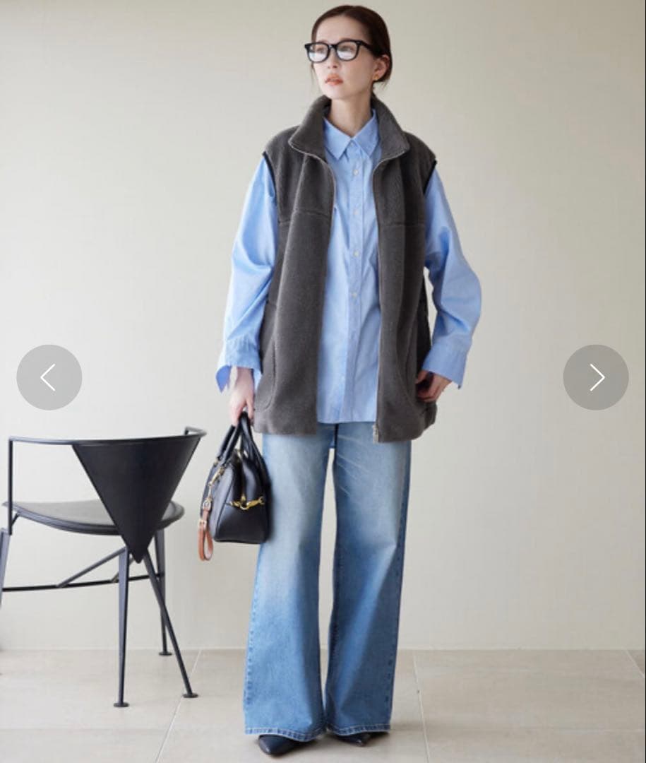 SLOBE IENA ボアスタンドベスト