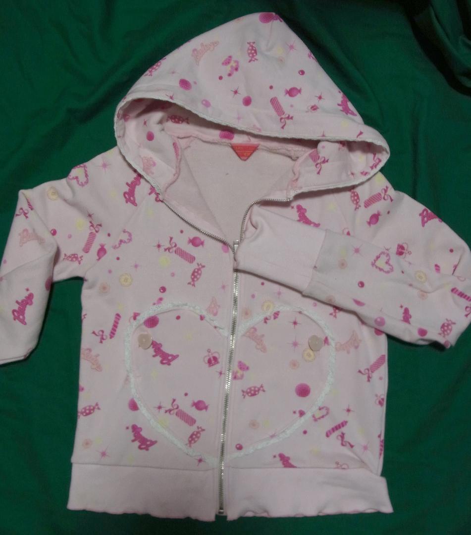 candyパーカー ピンク ベイビーザスターズシャインブライト