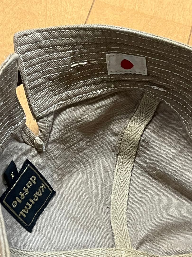 KAPITAL 老人と海 ワークキャップ 初期duffleロゴ