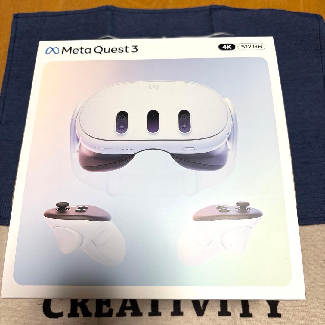  Quest 3 512GB 4K VRヘッドセット