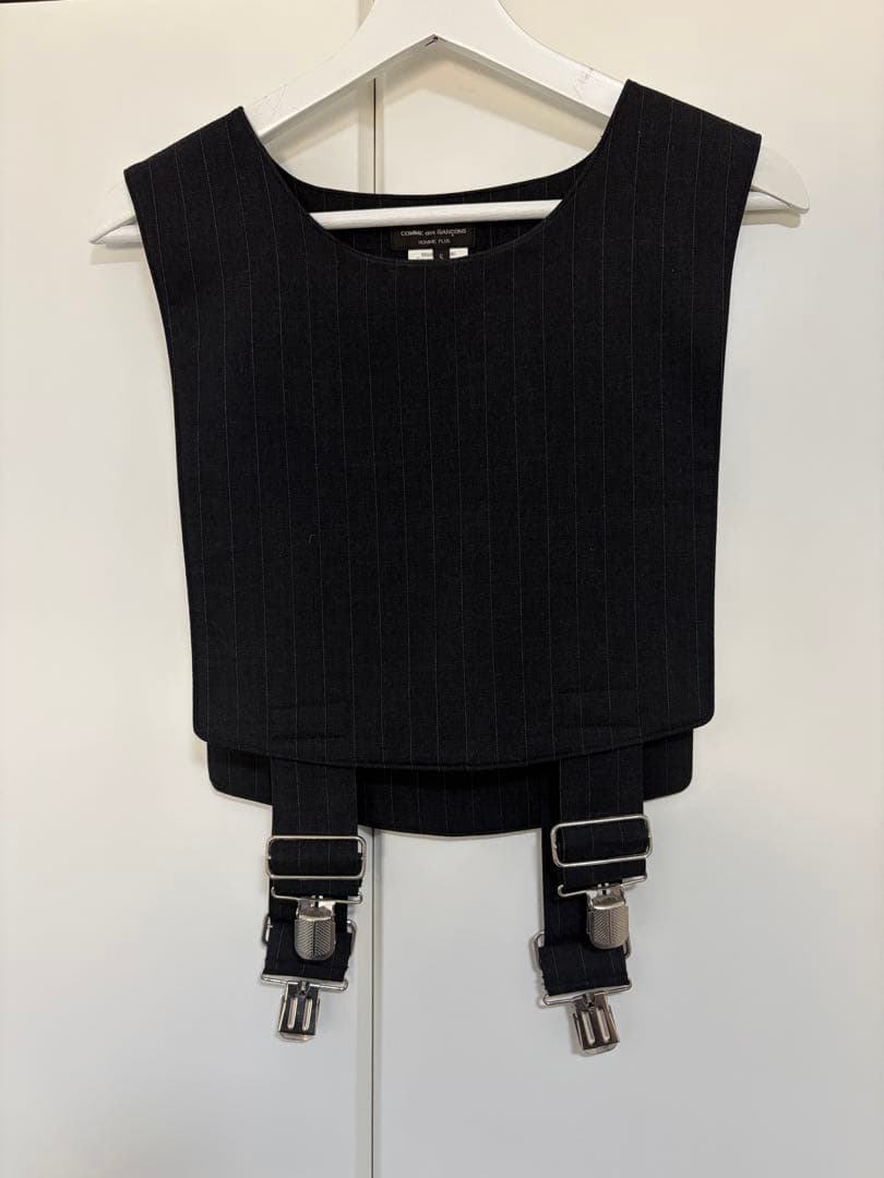 コムデギャルソンオムプリュス サスペンダー付ベスト S 美品