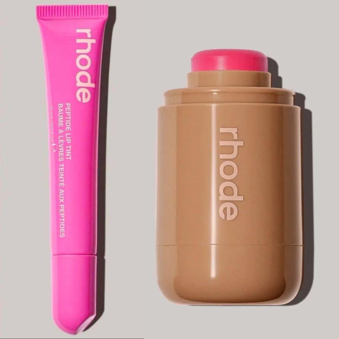 ラスト1点 RHODE ポケットブラッシュ+ペプチドリップティントセット