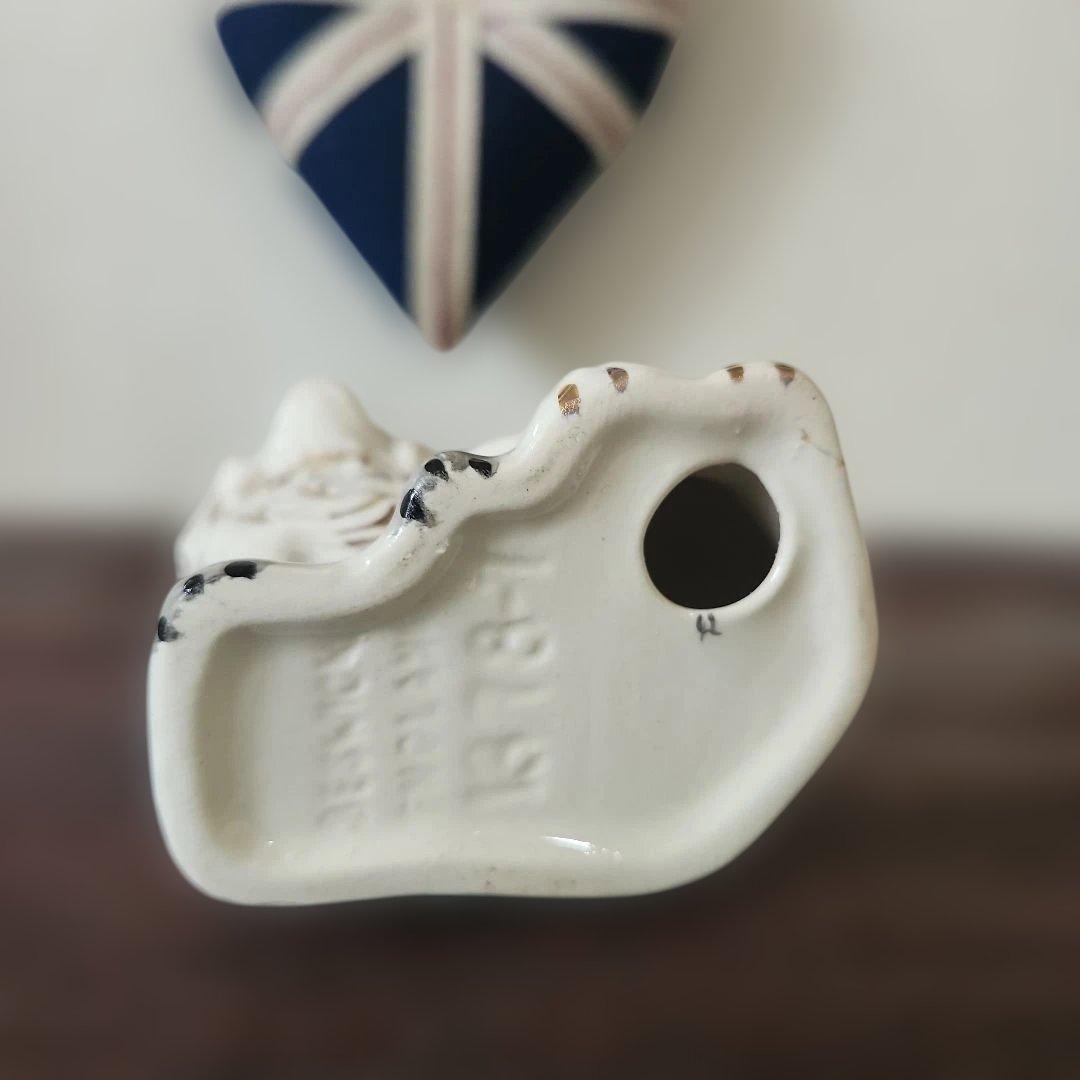 イギリス　アンティーク　スタッフォードシャードッグ マントルピースドッグ　ペア