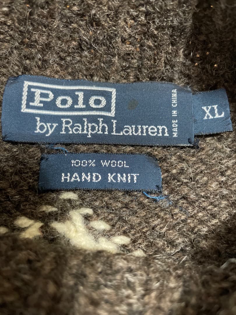 ポロラルフローレン ネイティブ柄 ニットXL