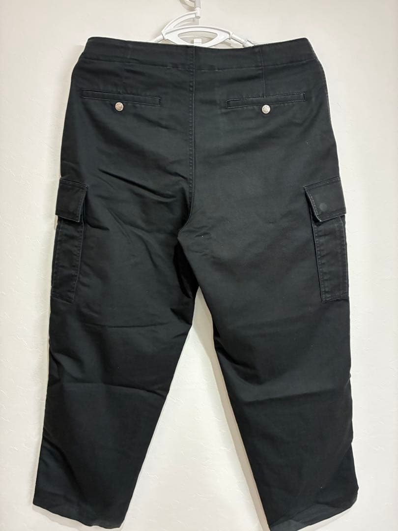 パープルレーベル　ストレッチツイルカーゴパンツ 黒　32