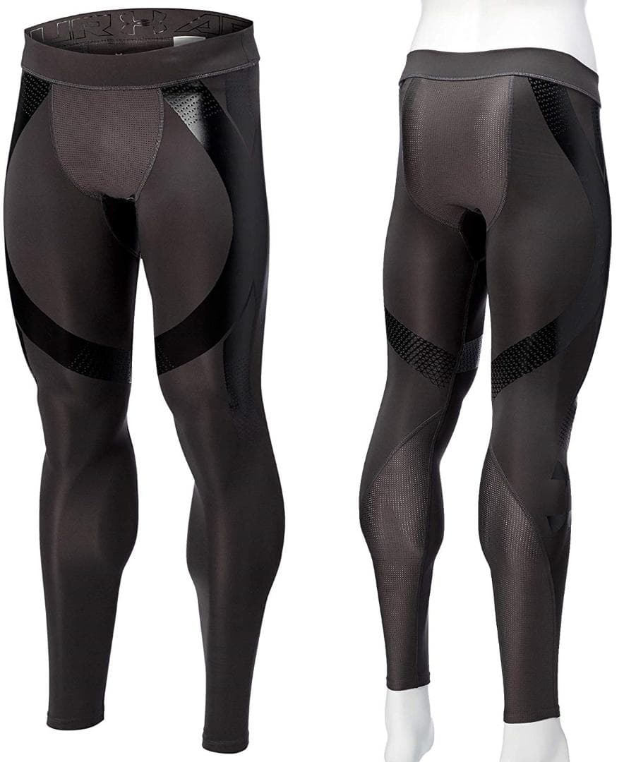 新品 Mサイズ グレー アンダーアーマー スーパーベースレギングス