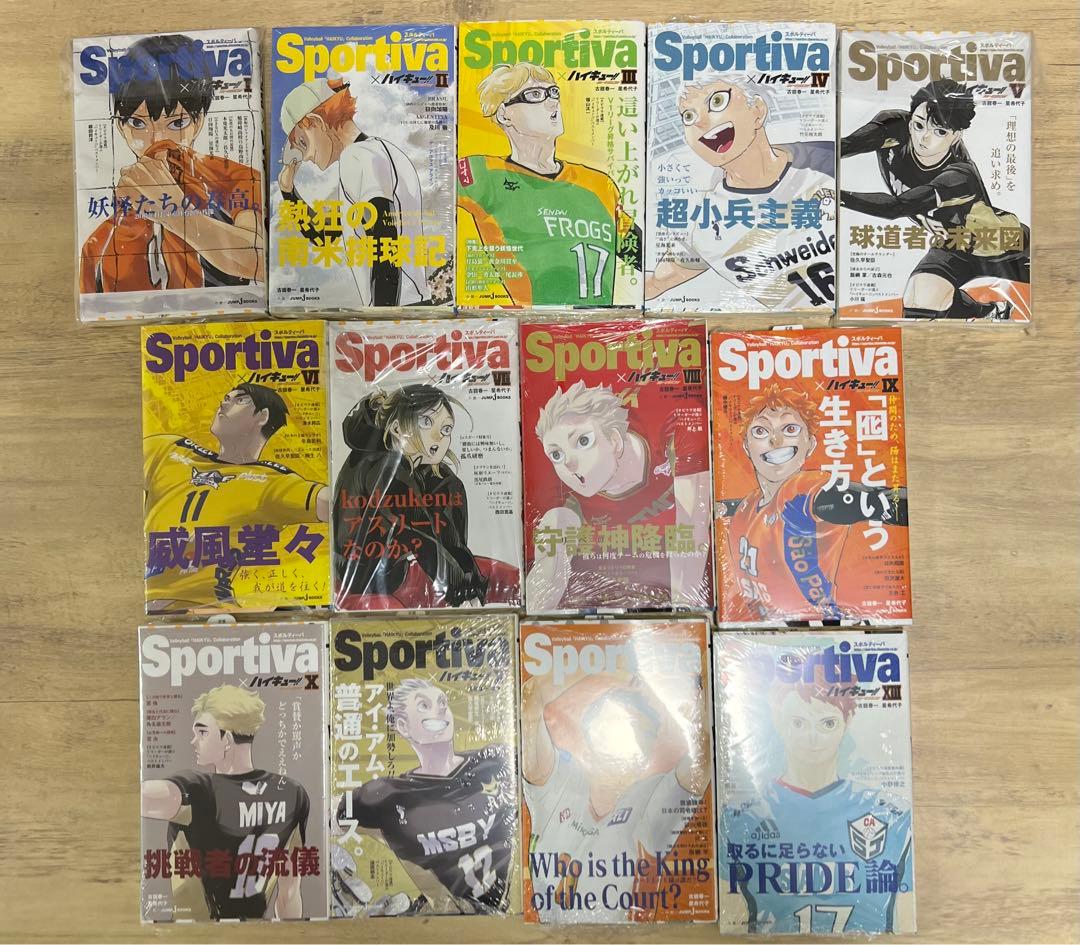 ハイキュー ショーセツバン 全13巻 + しおり付き + ビジュアルボード13枚