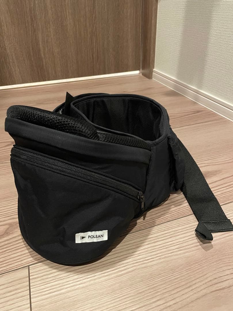 POLBAN ブラック アドバンス シングルショルダーベルト セットヒップシート