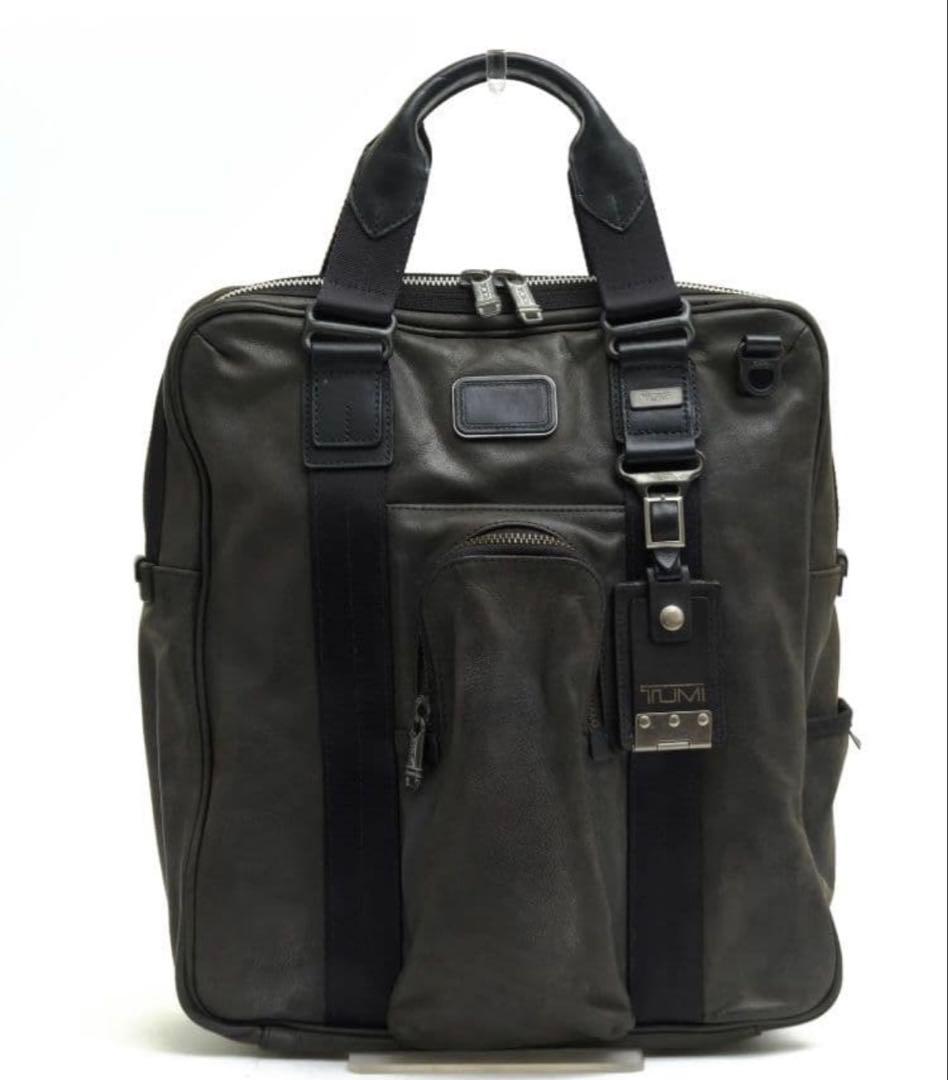 購*ー様 TUMI レザー 2wayビジネスバッグ