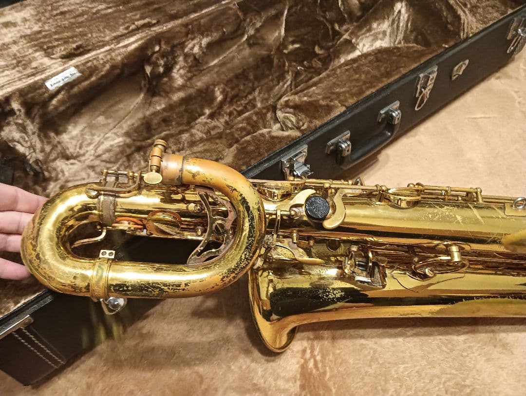 マンボウ柳澤管楽器 バリトンサックス ヴィンテージ 1990年 購入品