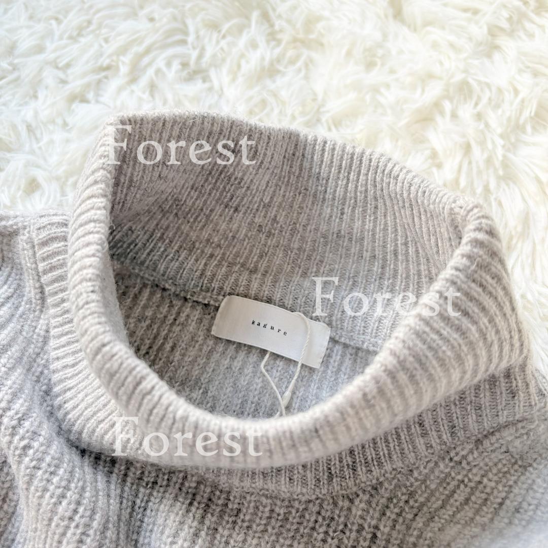 【新品】ハイネック畦ニットワンピース　sizeFREE　kagure