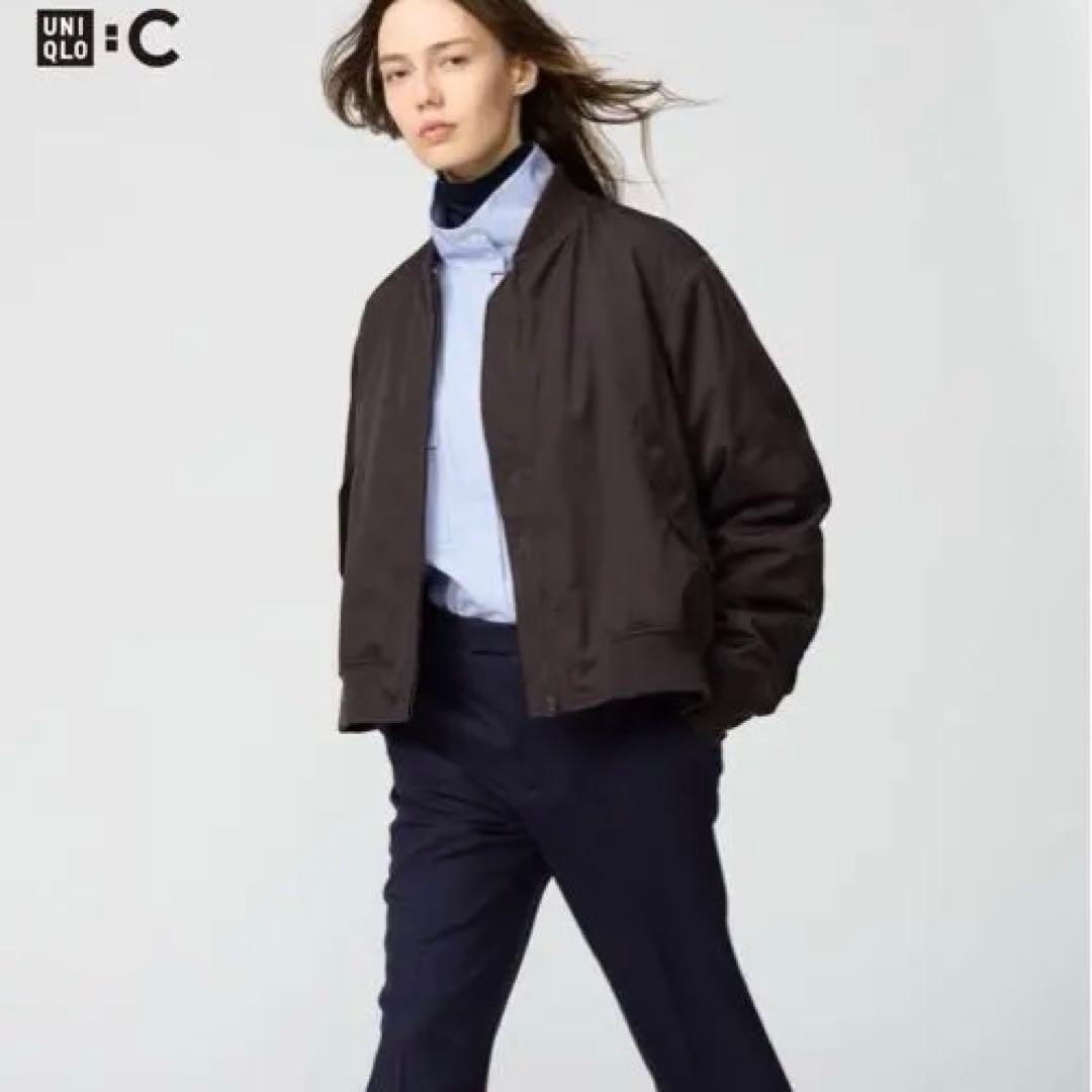 UNIQLO ダークブラウン ボマージャケット XXL