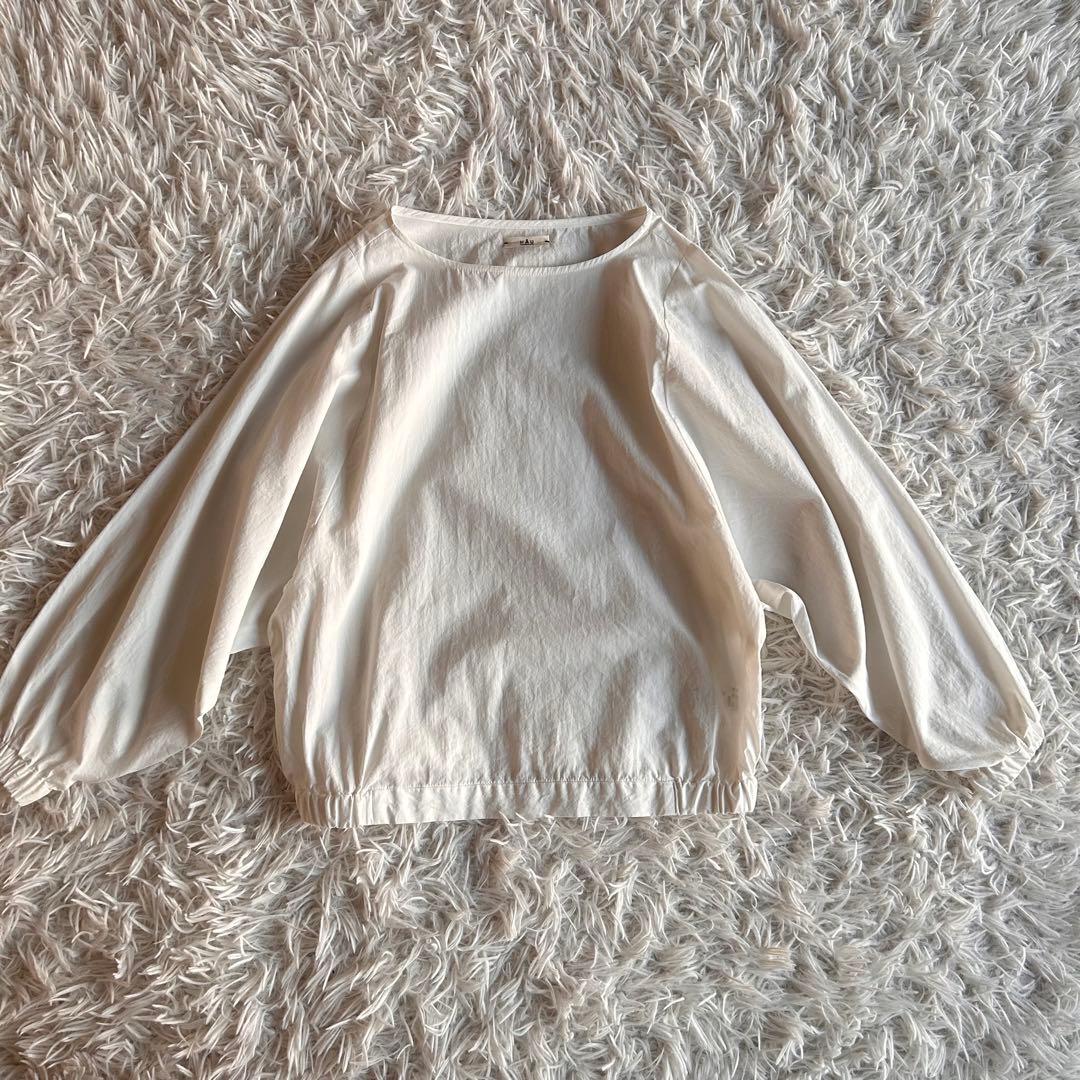 CLASKAクラスカ HAUハウ　ブラウス　たっぷり袖　白　F