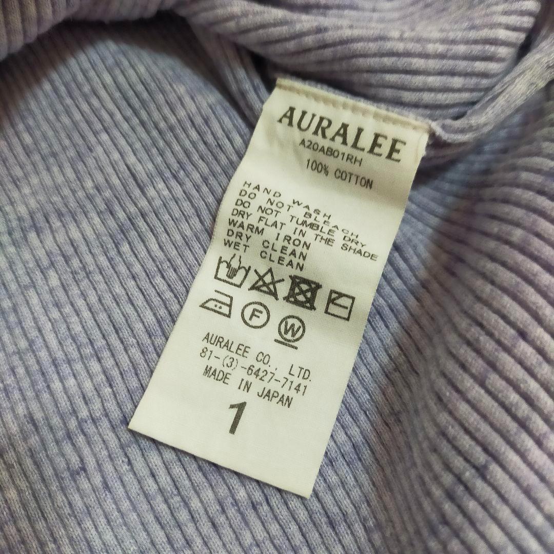 オーラリー AURALEE ロンハーマン ギザ ボートネック　カットソー 1