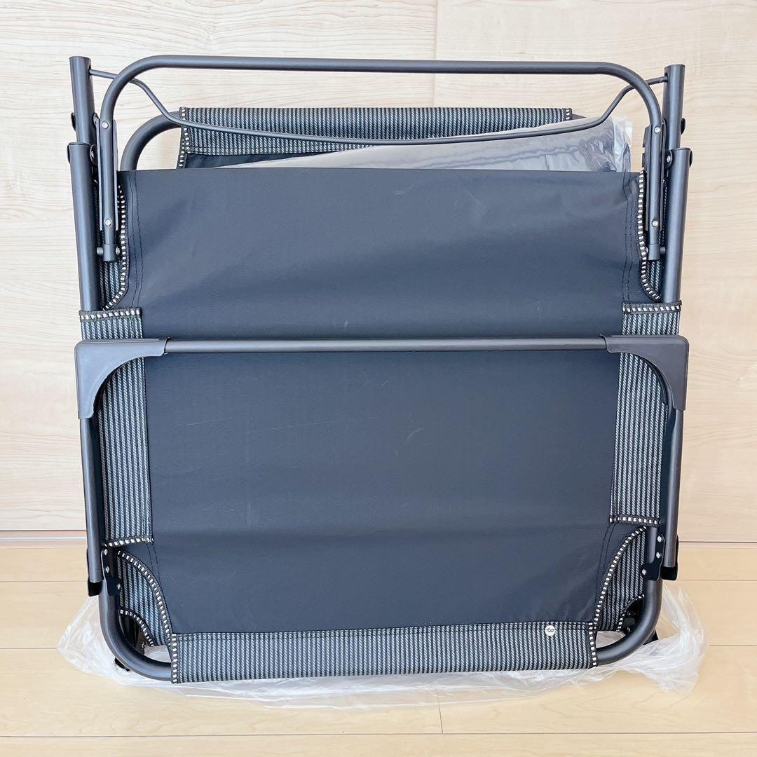 簡易ベッド　折りたたみ　クッション　枕　リクライニング　耐荷重200kg