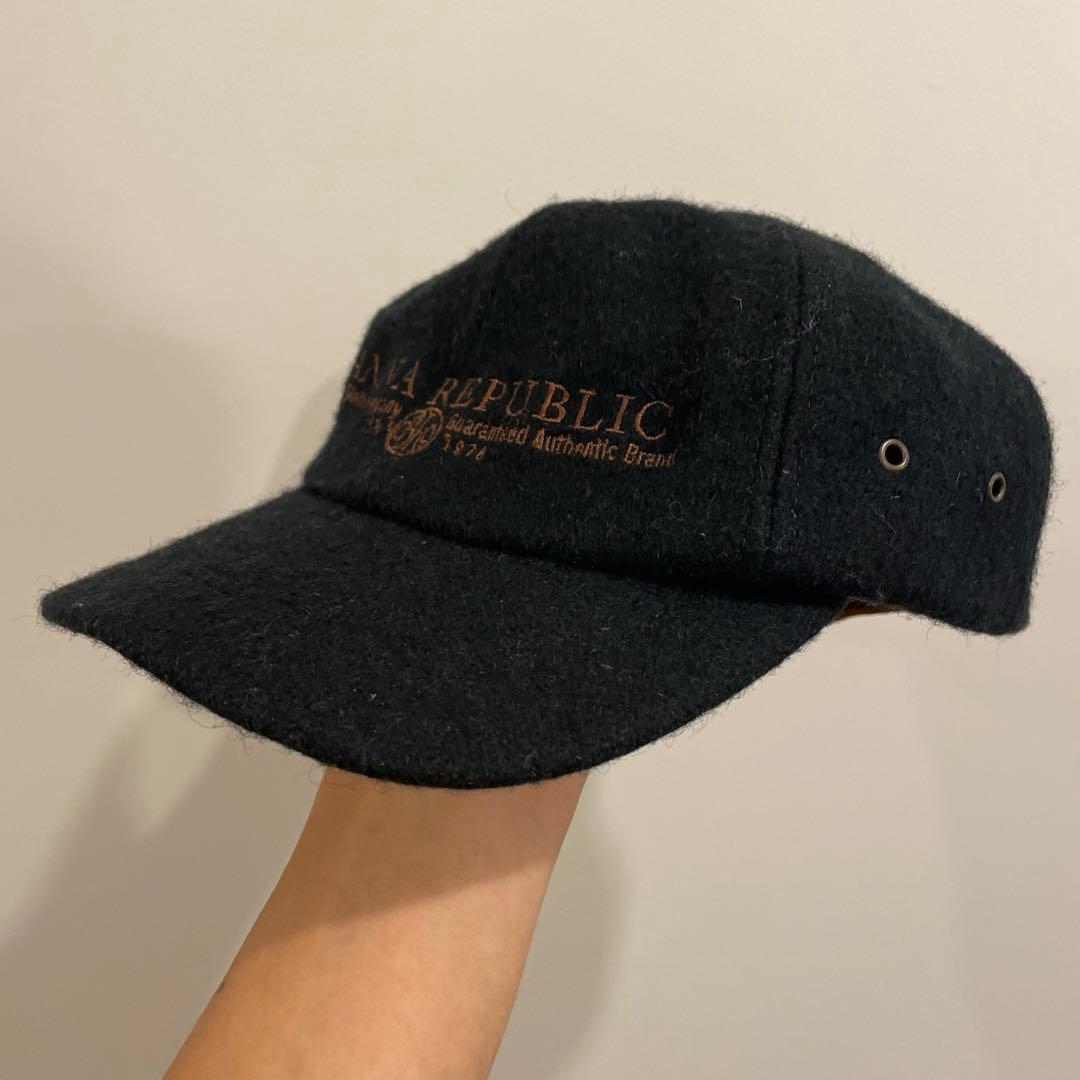 90s USA製 BANANA REPUBLIC ウールキャップ