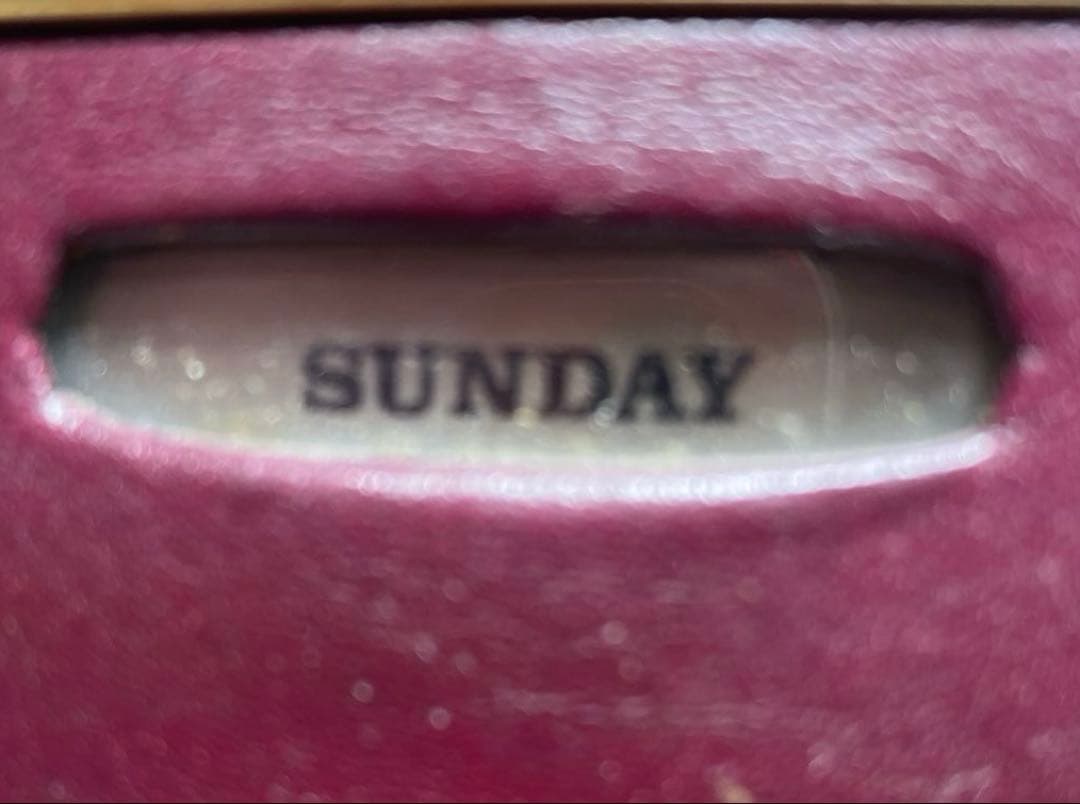 アンティーク 日めくり 永久 卓上カレンダー　手動式　希少品