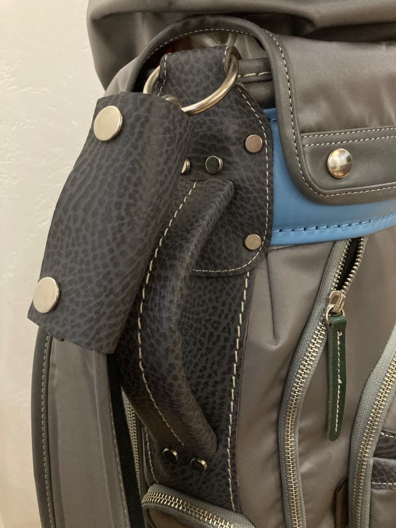 ‼️最終値引き‼️極美品 考英舎 キャディバッグ グレー 9型 1回使用 日本製