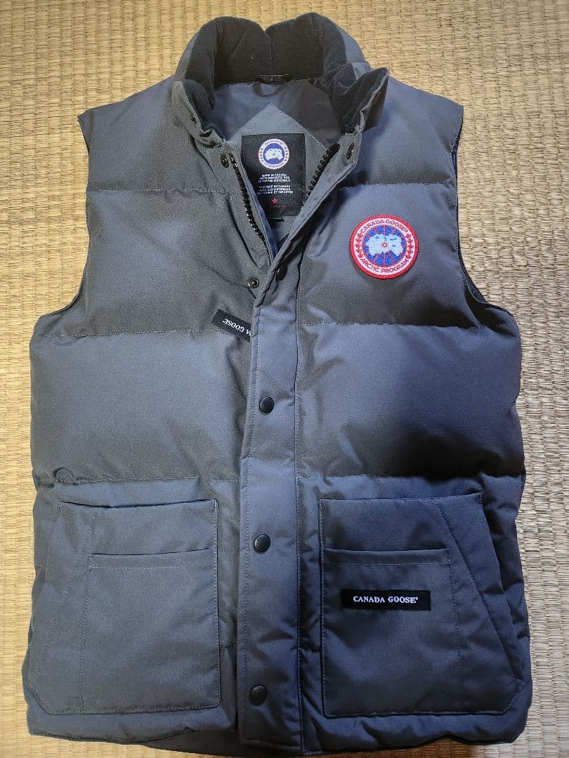   ダウンベスト ダークグレー