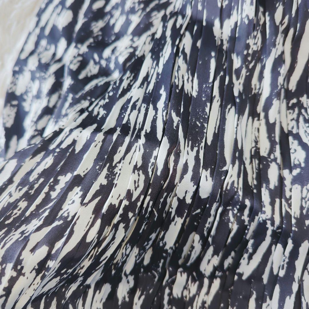 タグ付き イアパピヨネ スミスタイル 長袖 プリーツ ロング ワンピース F