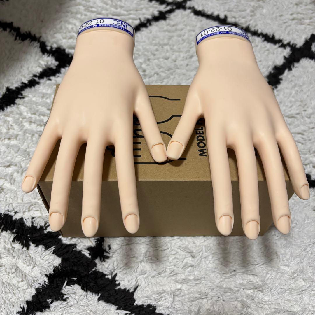 ネイリスト技能検定試験JNEC認定 モデルハンド 両手