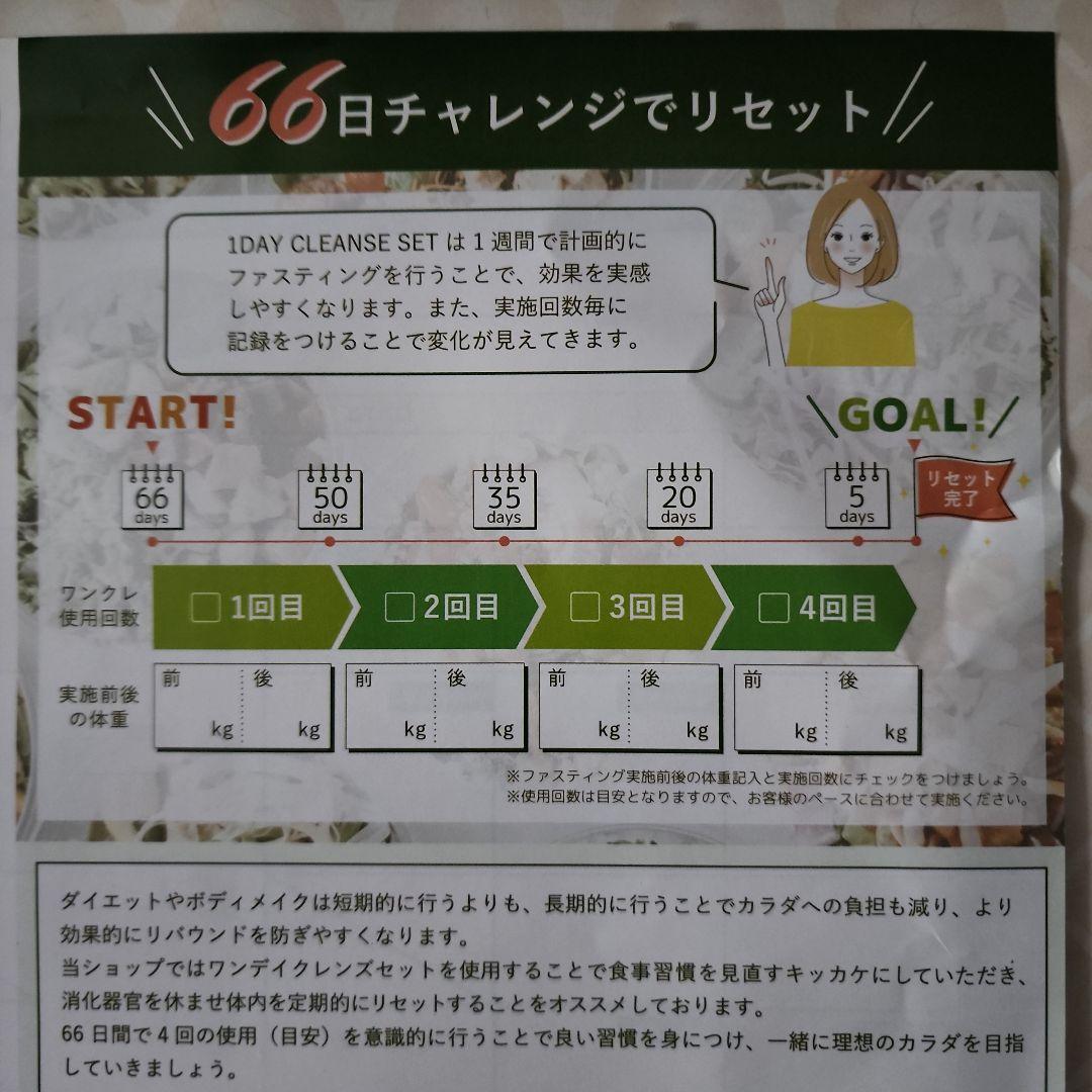 ２回分セット♥️早者勝【未使用】GB 1DAY CLEANSE 2SET