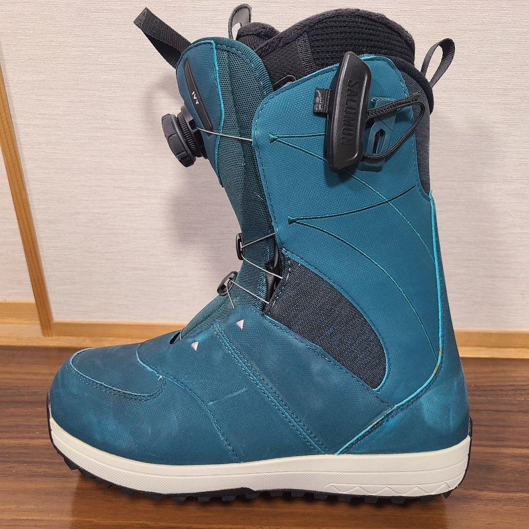 ティールカラー BOAシステム スノーボードブーツ 24.5