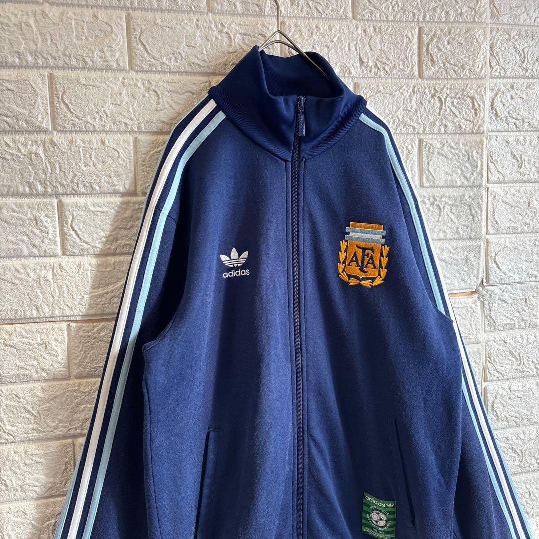 【希少】adidas トラックジャケット アルゼンチン マラドーナ XLサイズ