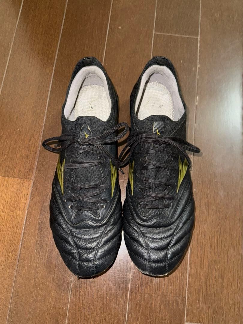 Mizuno サッカーシューズ 黒/金 スパイク