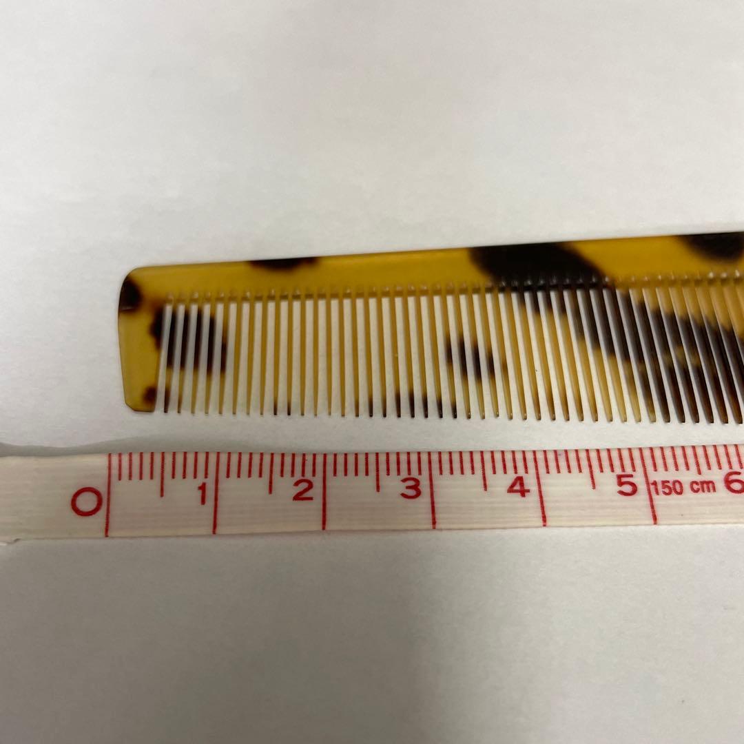 鼈甲　櫛　細目　仕上げ