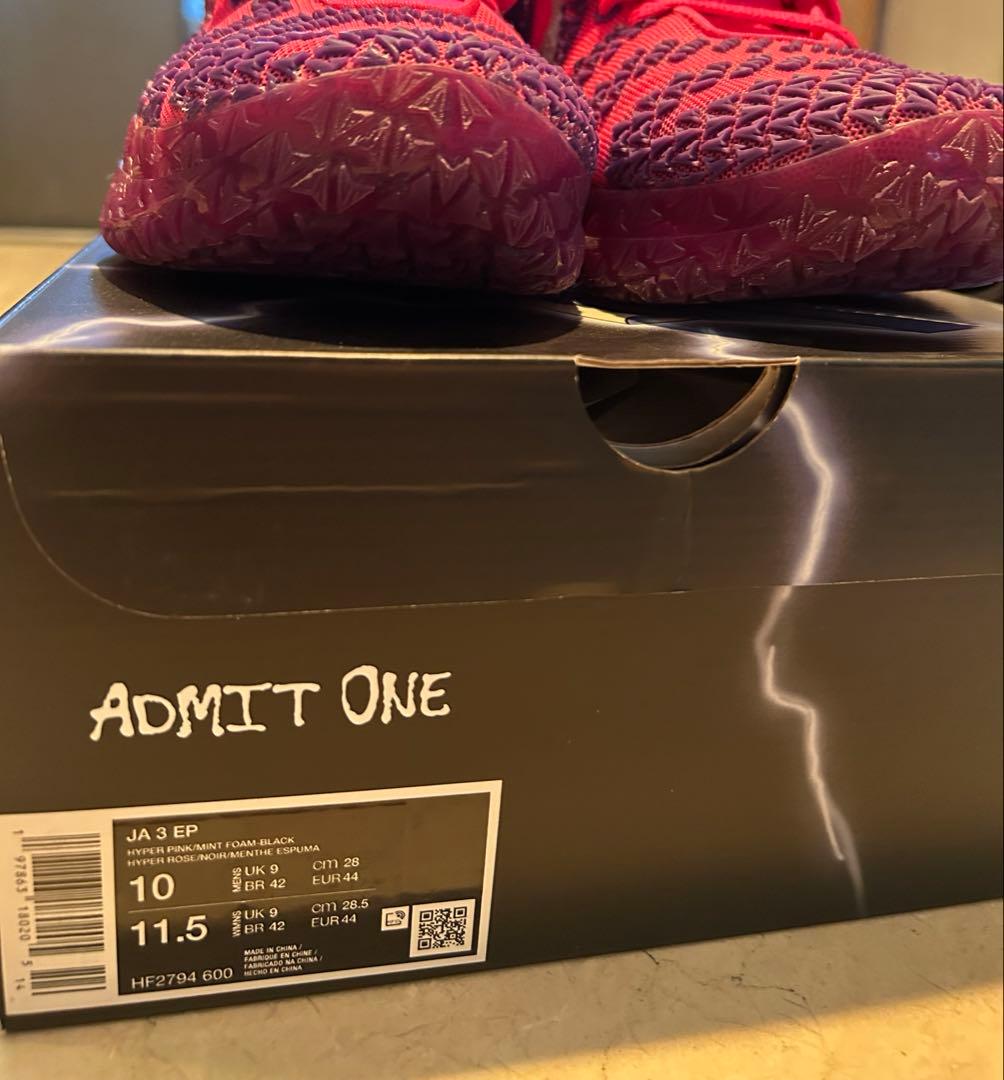 Nike Ja 3「Max Volume」 バッシュ　US10（28cm）