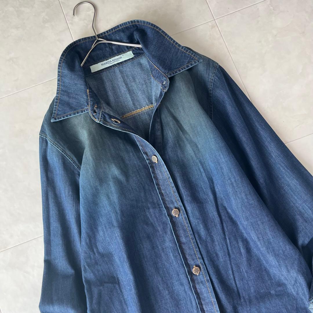 極美品✨MAX MARA MARINA RINALDI 大きいサイズ15 デニム