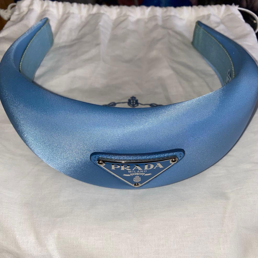 PRADA プラダ　ナイロンカチューシャ　ヘアバンド