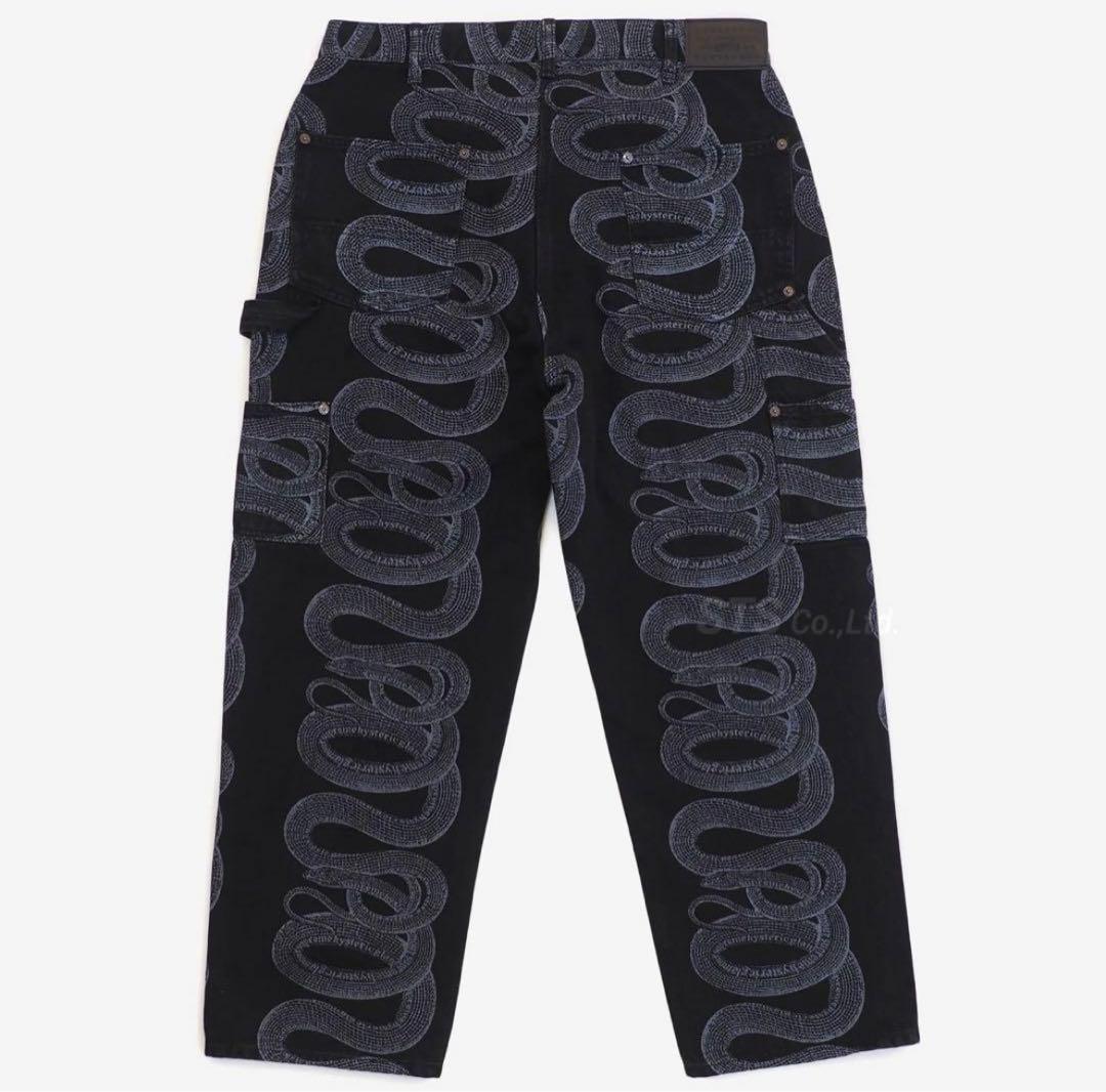 Supreme Hysteric Glamour スネーク ペインターパンツ